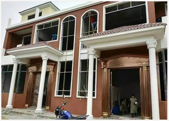 數(shù)碼彩農村自建房外墻涂料效果展示圖