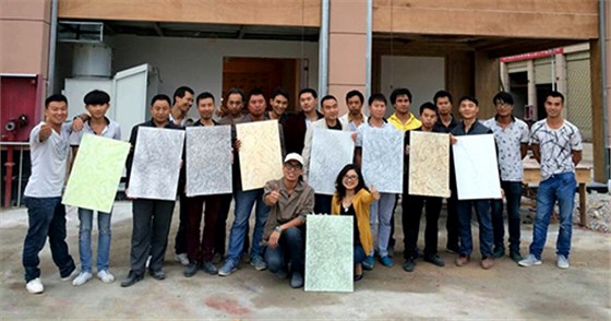 數(shù)碼彩安順木器漆施工工藝培訓，演繹出色涂裝效果