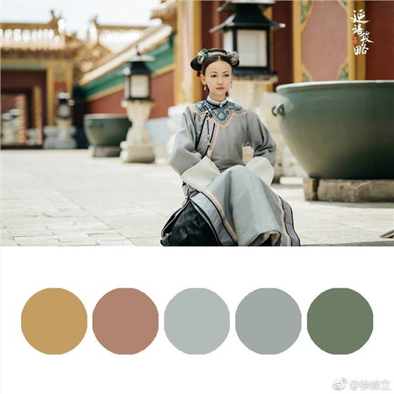 秋天墻面高端色系，莫蘭迪色系