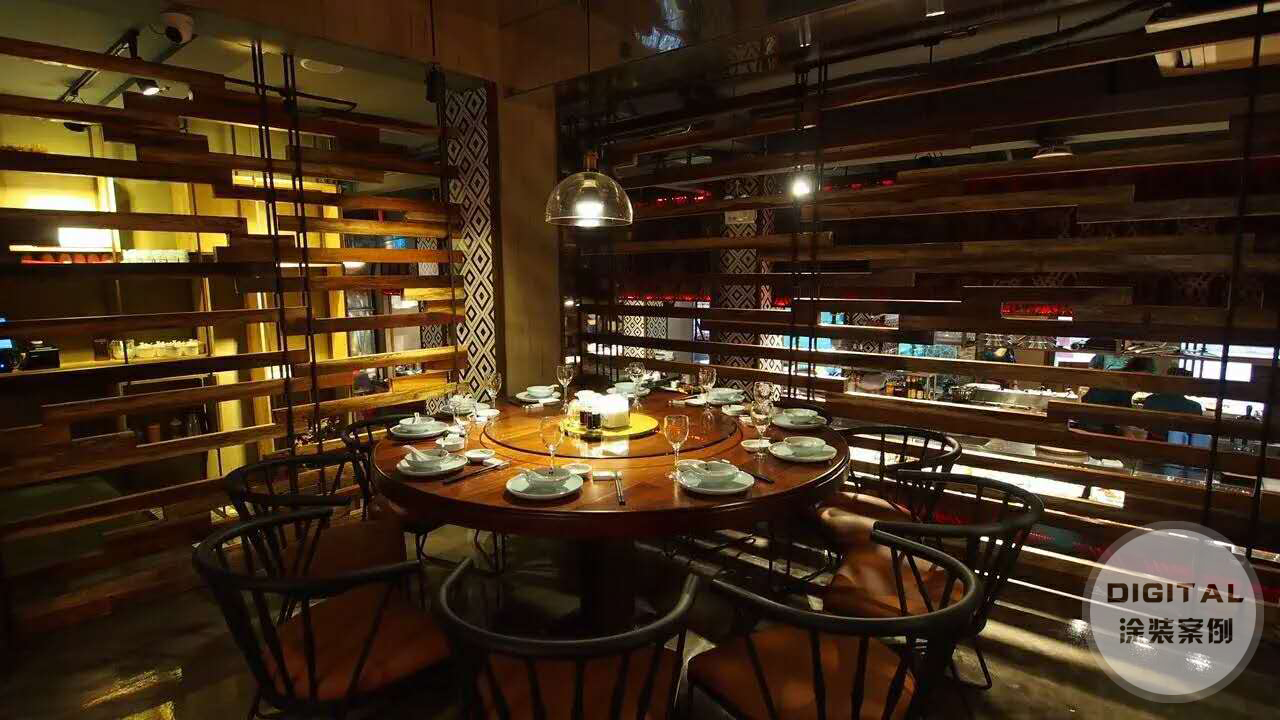 數(shù)碼彩美式PU開放木器漆，締造文藝風飯店
